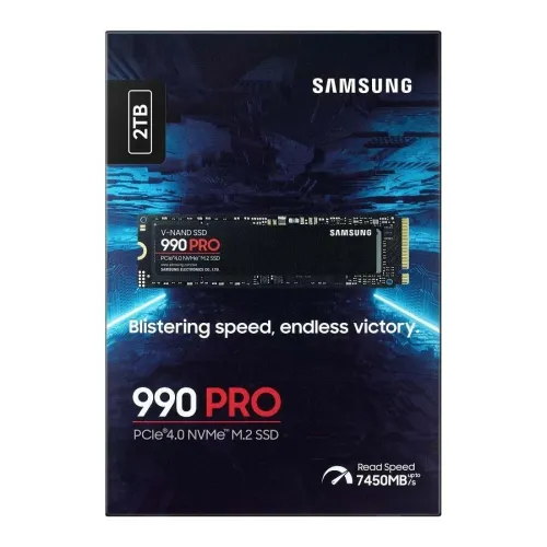 SAMSUNG 990 PRO 2TB NVME GEN4 7450MB/S WITH DRAM CACHE