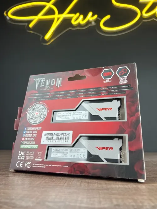 VIPERGAMING VIPERVENOM 16GB 7200MT/S CL34 ( 1*16 ) DDR5