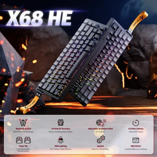 ATTACK SHARK X68 HE MOONLIGHT