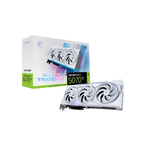 MSI RTX 5070 Ti GAMING TRIO OC 16GB - WHITE