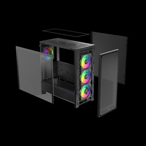 OCYPUS DELTA C70 BLACK ARGB 4 FANS