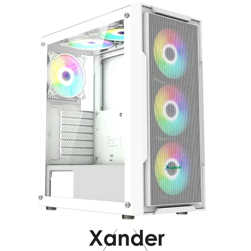 XANDER HULK MESH 4FANS RGB WHITE