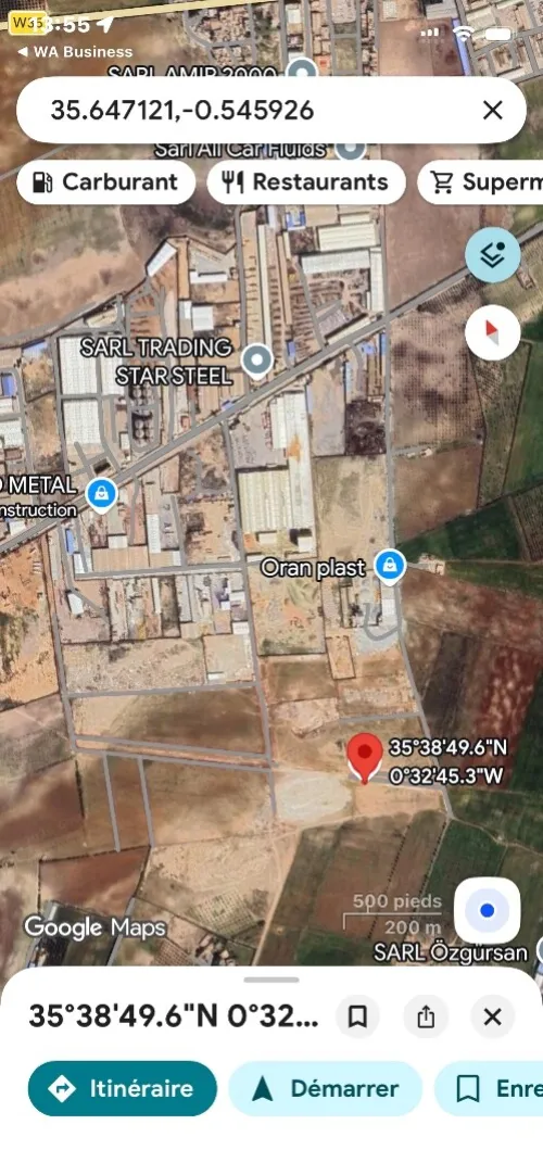 Vente Terrain Oran Sidi chami