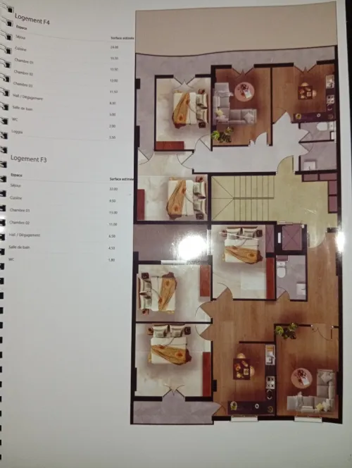 Vente Appartement F5 Alger Bordj el kiffan