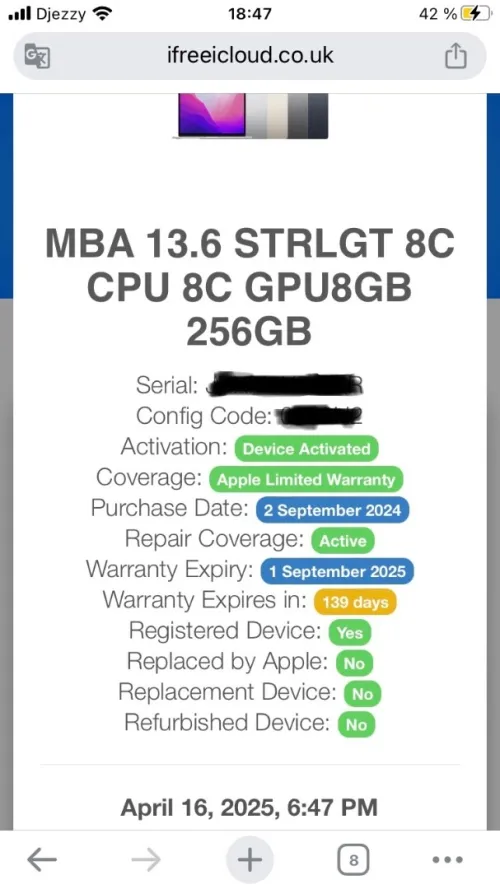 MacBook M2 2022 iCloud 