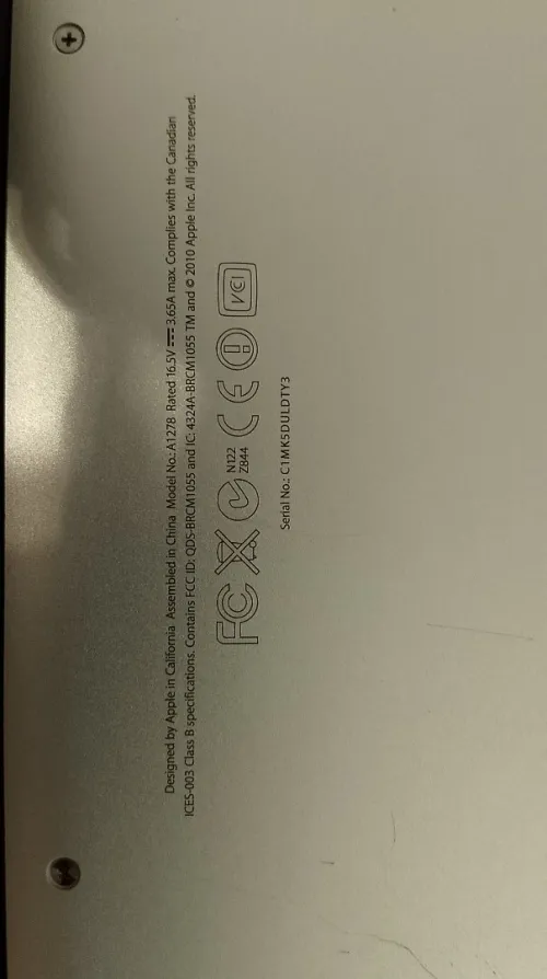 À vendre MacBook Pro 13" (Mid 2012) + chargeur original