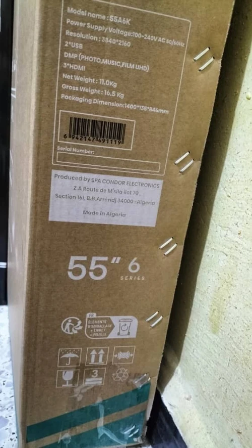 hisense tv 55 inch uhd 4k 6 series Neuf jamais utilisé