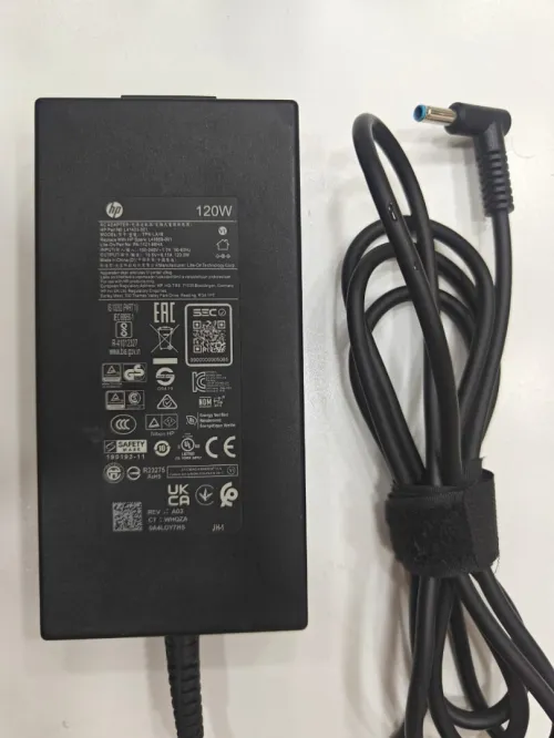 chargeur HP fiche bleu 120W 19.5V / 6.15A original