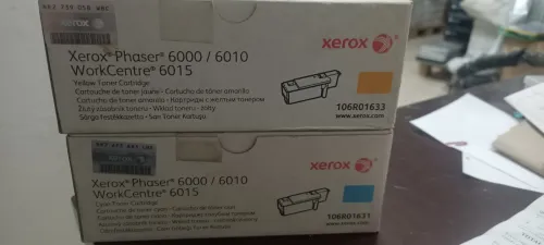 TONER XEROX ORIGINAL XEROX PHASER 6000 6010 WORK CENTRE 6015 COULEUR ROUGE ET BLEU