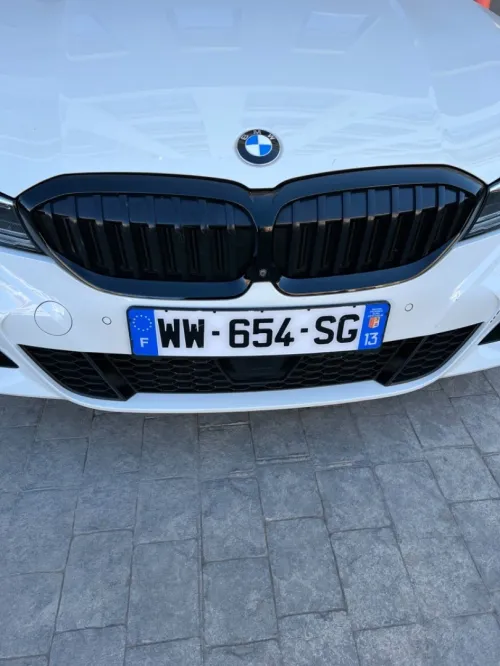 Dèchromage noir brillant BMW 