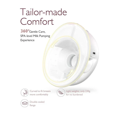 Momcozy M5 Tire-Lait Mains Libres, Tire-Lait Portable avec 3 Modes et 9 Niveaux