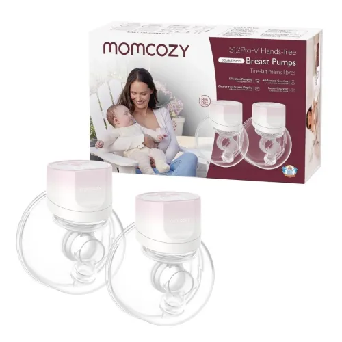 Momcozy Tire-lait mains libres S12 Pro portable, double pompe sans fil