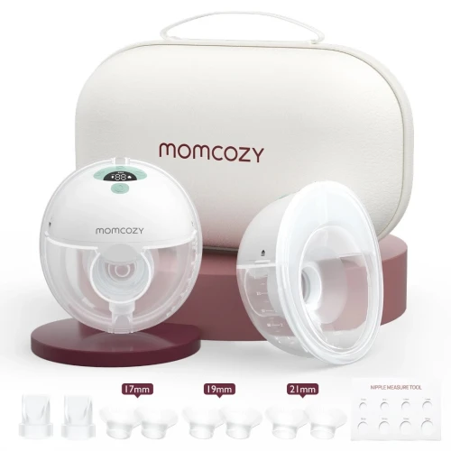 Momcozy M5 Tire-Lait Mains Libres, Tire-Lait Portable avec 3 Modes et 9 Niveaux