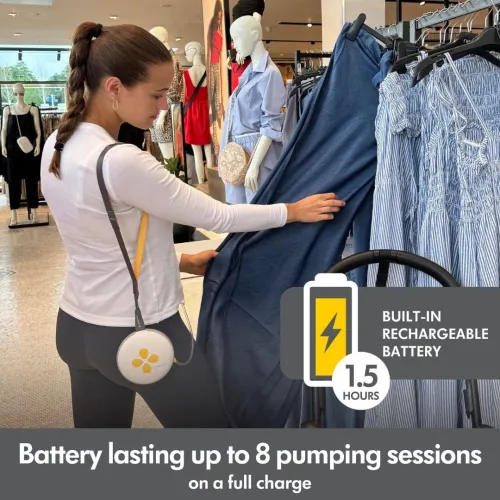 Tire-lait mains libres Medela Swing Maxi, facile, intuitif et idéal pour les déplacements