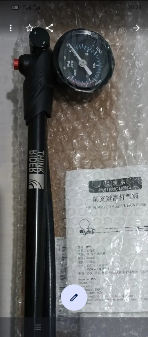 Pompe amortisseur 20bar VTT aluminium, réparation véloO