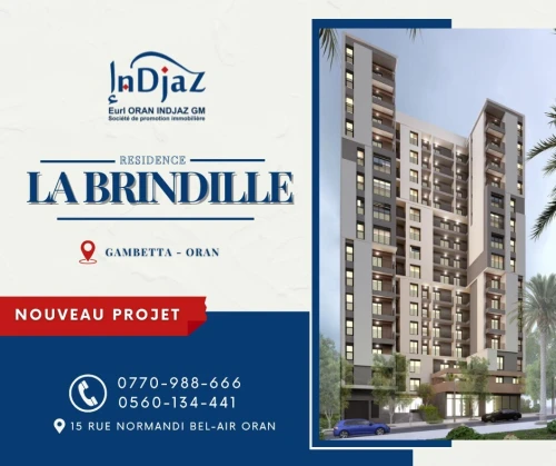 Vente Appartement F02 Oran Oran