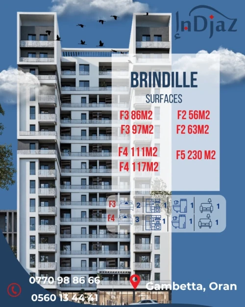 Vente Appartement F2 F3 F4 Oran Oran