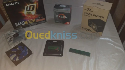 Pack  CPU + RAM + Carte mère + Alimentation 