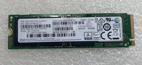 Samsung, Toshiba, WD, Micro, crucial, verbatim, Kingston  512 Go SSD NVMe d'occasion très bon état