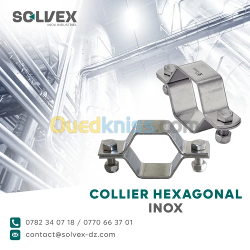 Collier Hexagonal Inox