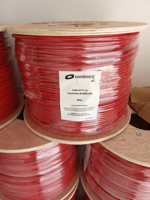 cable rouge incendie 0.9 