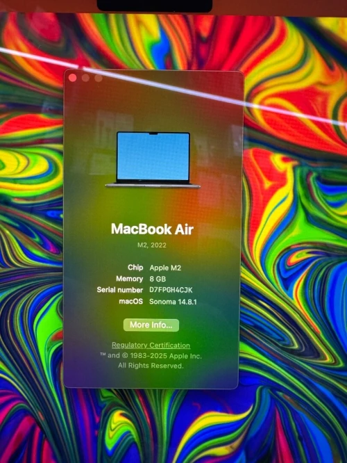 MacBook Air M2 8G 256G libère officiel