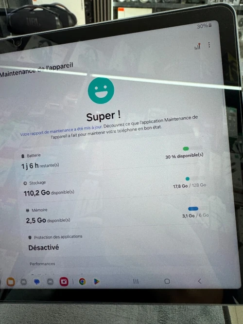 Samsung Galaxy tab S9 FE 6G 128G état 20/20