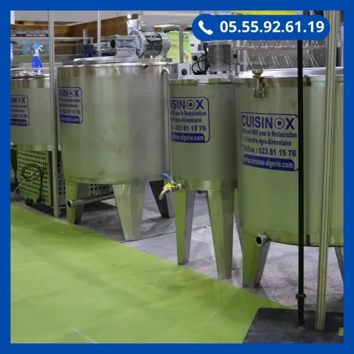  خزانات انتاج اينوكس   FABRICATION DE CITERNE ET CUVE INOX
