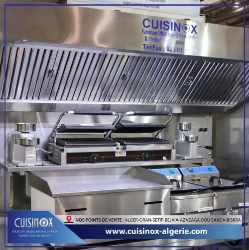 HOTTE D'EXTRACTION EN INOX