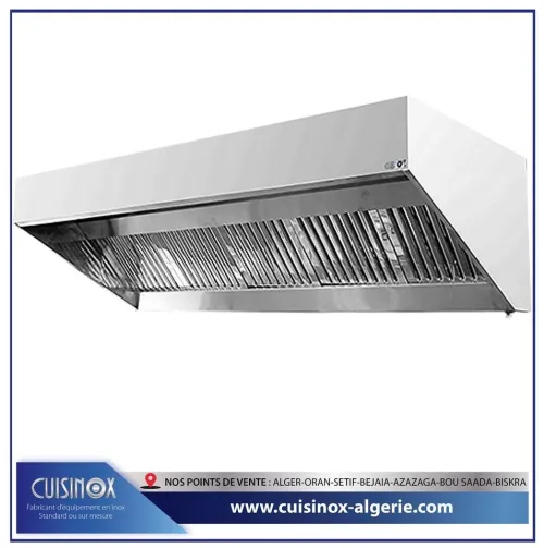 HOTTE D'EXTRACTION EN INOX
