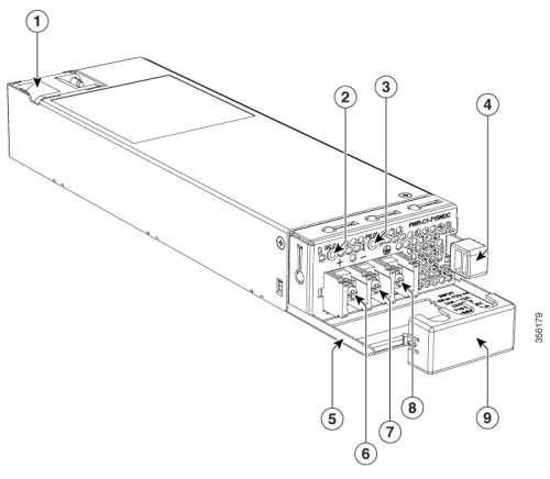 Alimentation switch CISCO 1100WAC-P V01 9300 UXM