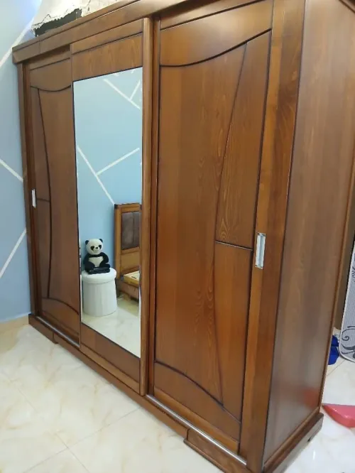 Chambre à Coucher Moderne en Hêtre 