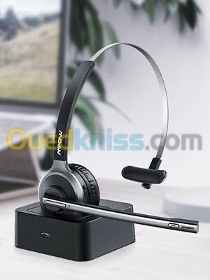 Casque Bluetooth Mpow M5 sans fil pour les centres d'appels