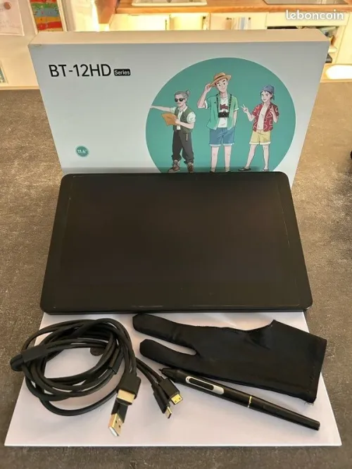 Tablette graphique avec stylo sans pile