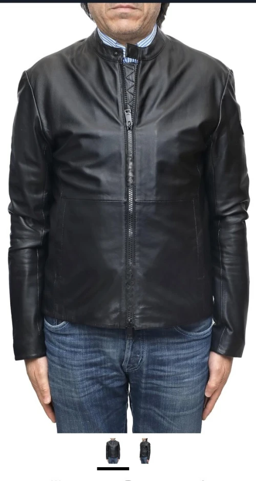 Veste cuir Emporio Armani
