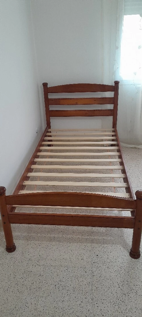 02 Lits en bois hêtre