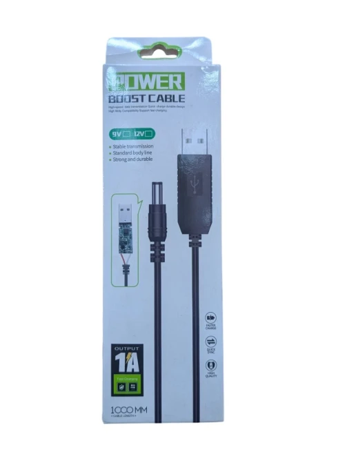 CABLE USB TO DC 5V/12V - 1A