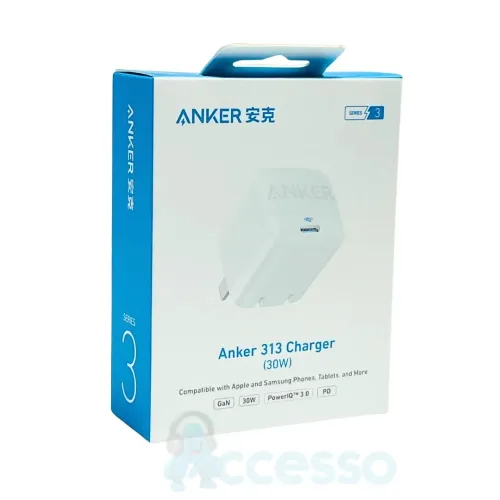 BOITE CHARGEUR ANKER 30W ORIGINAL TYPE-C - A2639