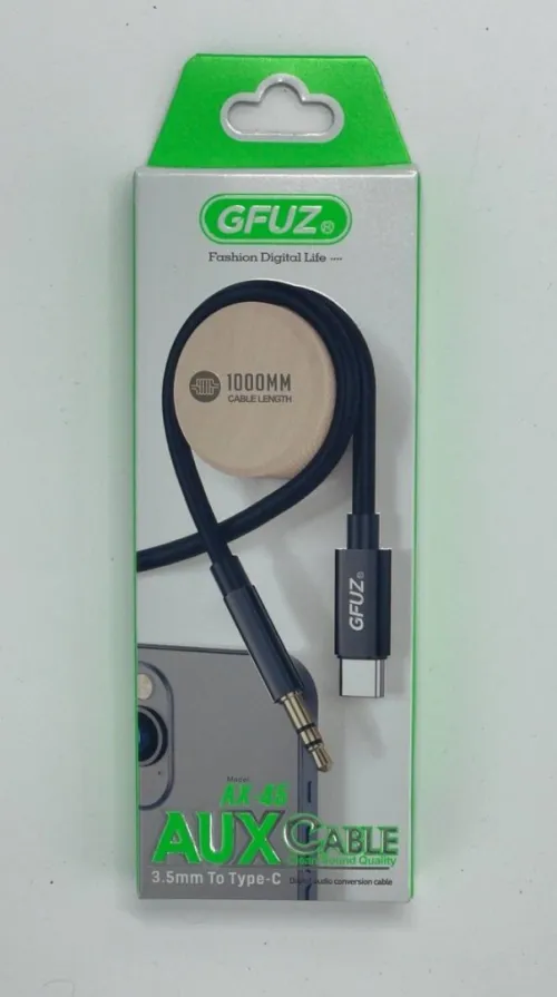 CABLE AUX TYPE-C TO JACK GFUZ AX-45