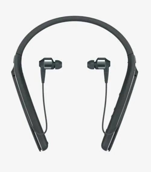 سماعة Sony WI-1000X اللاسلكية ذات طوق الرقبة بلون أسود