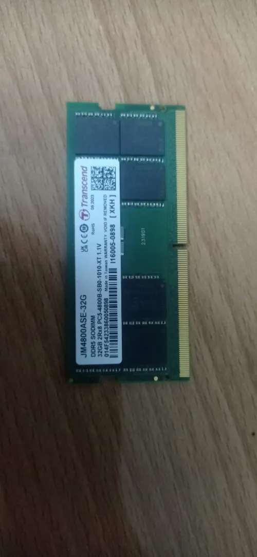 RAM TRANSCEND JM4800ASE-32GB DDR5 4800MT/s