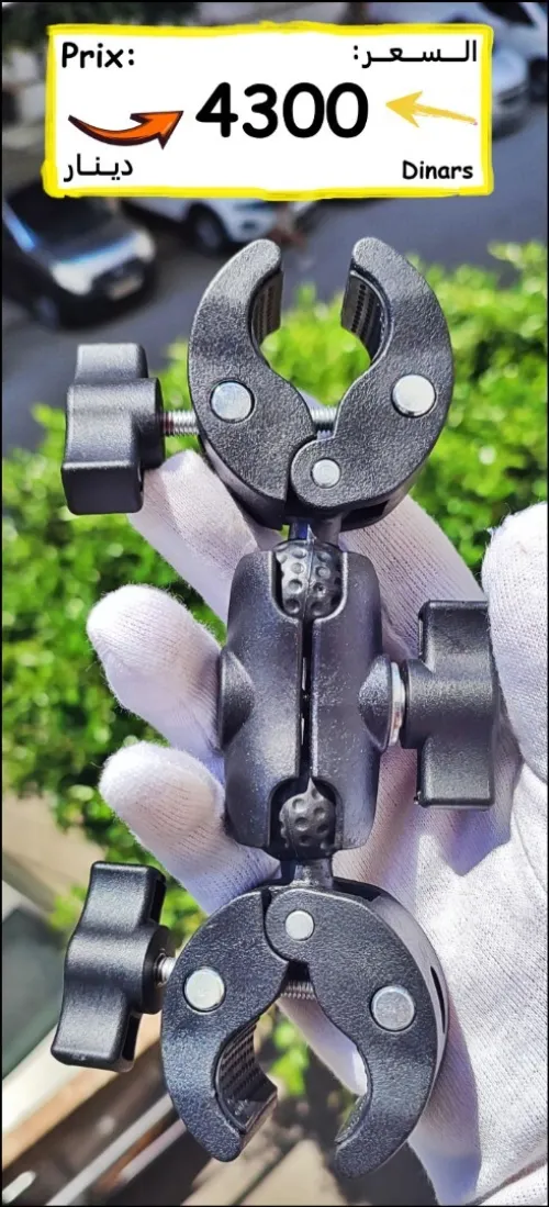Fixation insta360 GoPro DJI pour MOTO 4*4 QUAD Bateau