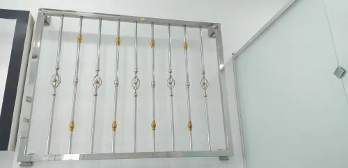 Cabine de douches italien sur mesure  rampe escalier inox 