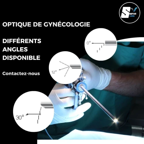 Optique hystéroscope resecteur 