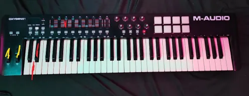 M-Audio Oxygen 61 MKIV (Bien lire l'annonce)