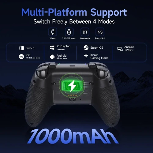 EasySMX  X05Pro Multiplatform Wireless Gaming Controller with Quiet Button