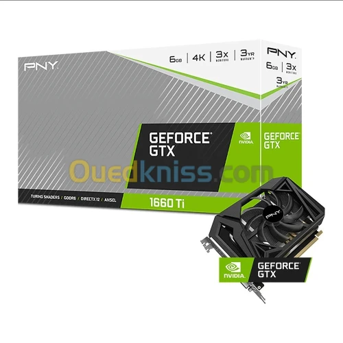 PNY GeForce GTX 1660 Ti 6 Go GDDR6 (USED)