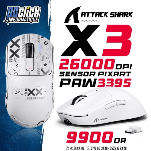 ATTACK SHARK x3 Wireless Gaming Mouse