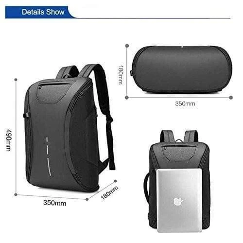 Sac a dos anti-vol (code de sécurité) Avec sortie USB et porte PC Pour homme et femme