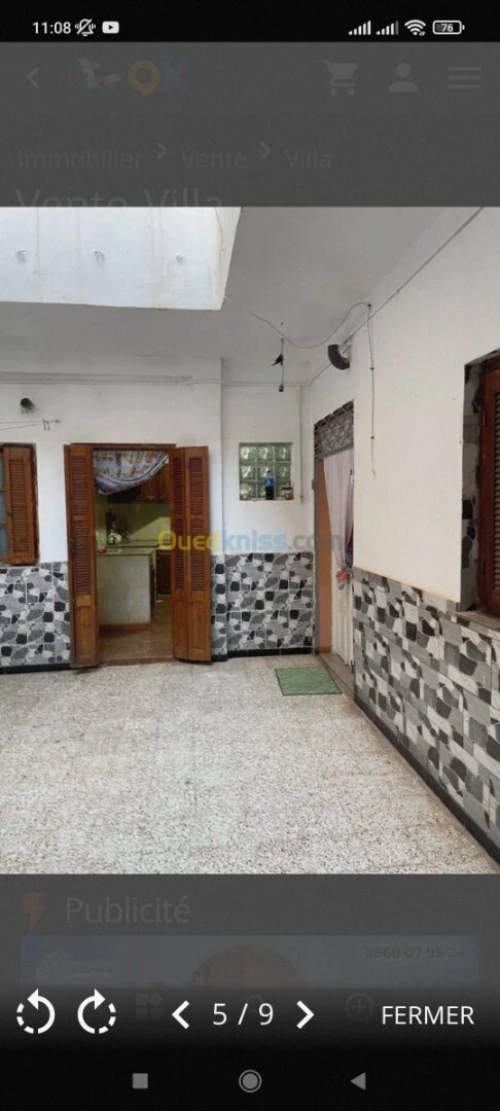 Vente Villa Mostaganem Ain sidi cherif
